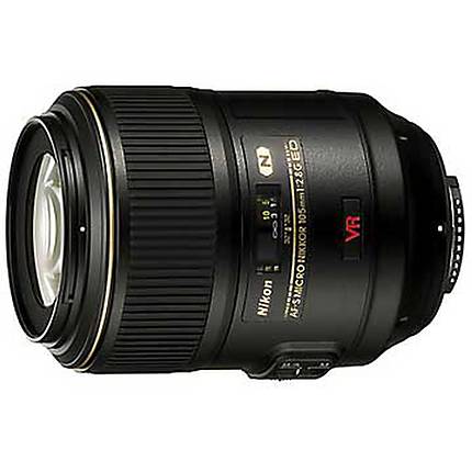 Nikon AF-S VR Micro-Nikkor 105mm f/2.8G IF-ED Macro Lens - Black
