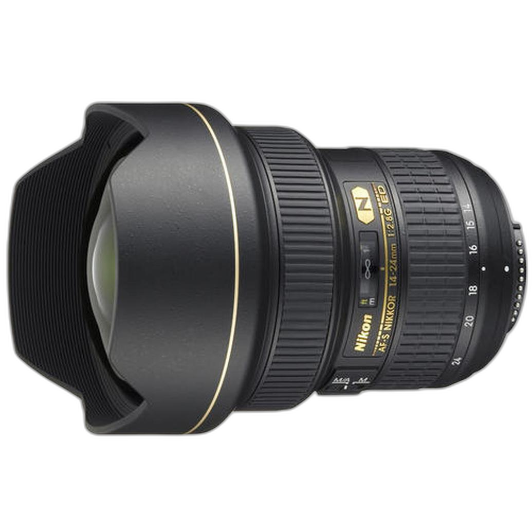 Nikon AF-S Nikkor 14-24mm f/2.8G ED Ultra Wide Angle Zoom Lens - Black