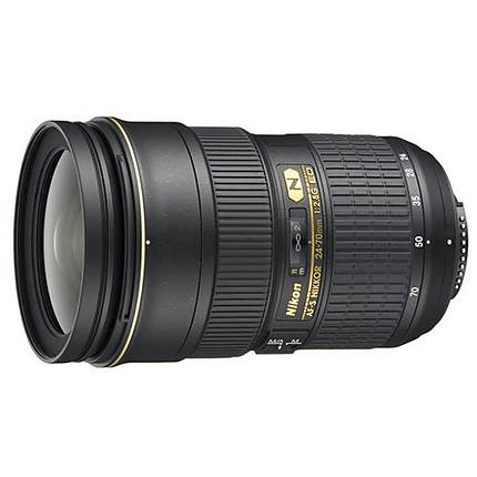 Nikon AF-S Nikkor 24-70mm f/2.8G ED Telephoto Zoom Lens - Black