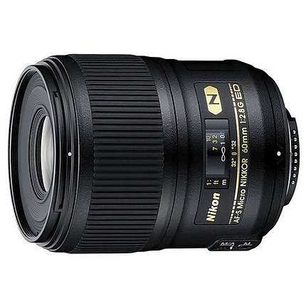 Nikon AF-S Micro Nikkor 60mm f/2.8G ED Standard Macro Lens - Black
