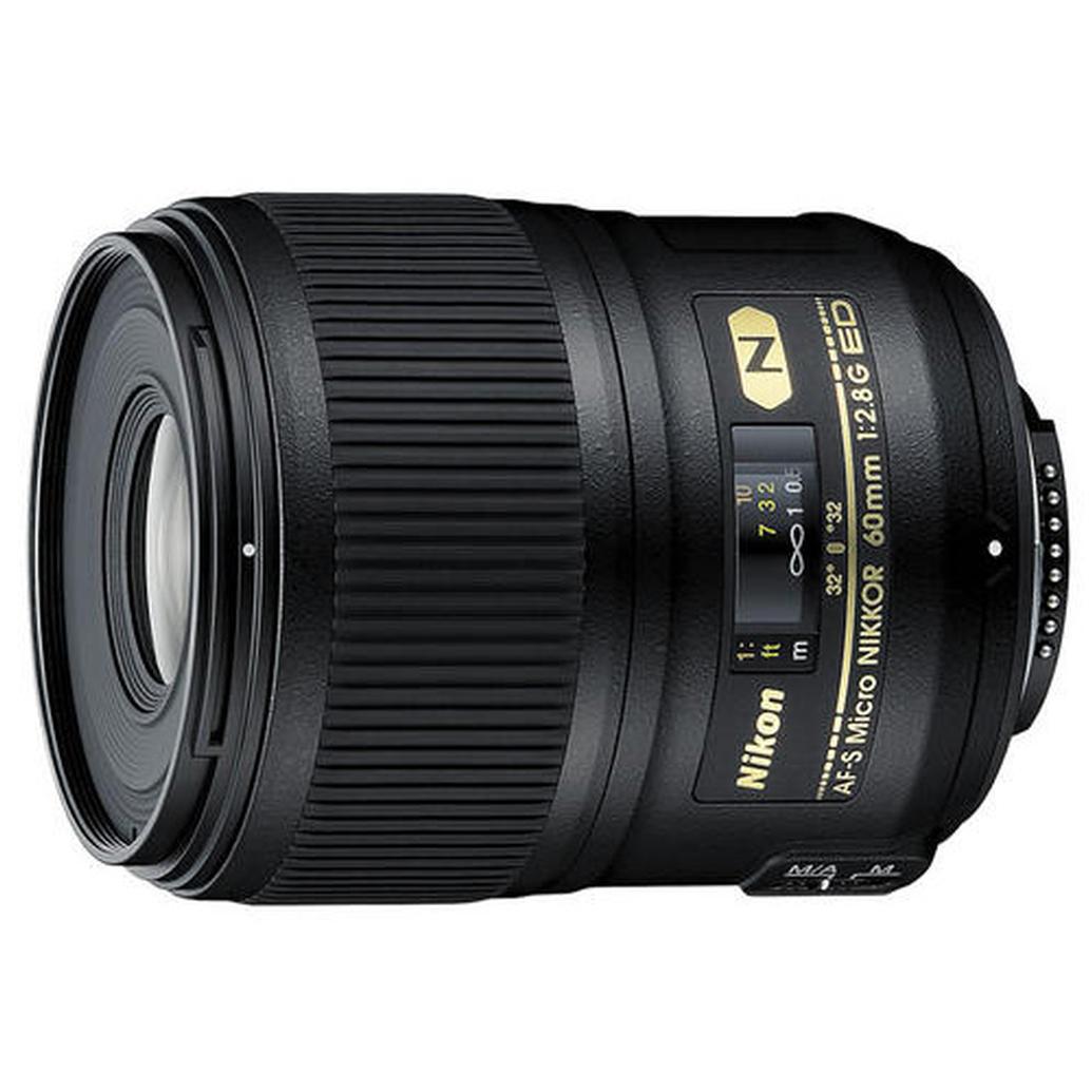 Nikon AF-S Micro Nikkor 60mm f/2.8G ED Standard Macro Lens - Black