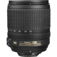 Nikon AF-S DX Nikkor 18-105mm f/3.5-5.6G ED VR Telephoto Lens - Black 2