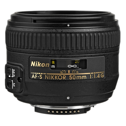 【美品】Nikon AF-S NIKKOR 50mm F1.4G Nikon AF-S Nikkor 50mm f/1.4G Standard Lens - Black