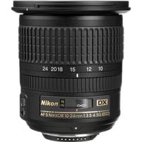 Nikon AF-S DX Nikkor 10-24mm f/3.5-4.5G ED Ultra Wide Angle Zoom Lens - Blac 2