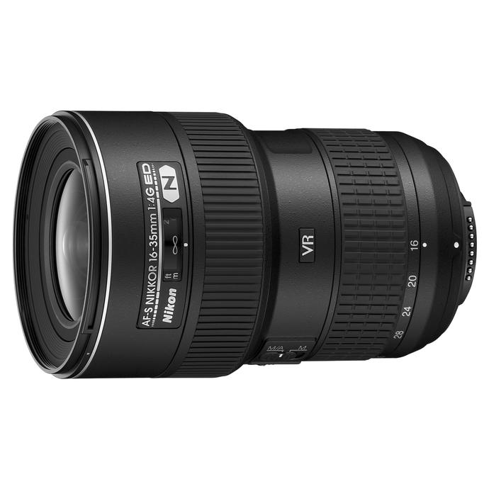 Nikon AF-S Nikkor 16-35mm f/4G ED VR Wide Angle Zoom Lens - Black