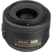 Nikon AF-S DX Nikkor 35mm f/1.8G Prime Lens for DX-format cameras - Black 1