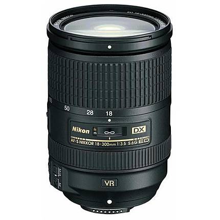 Nikon AF-S DX Nikkor 18-300mm f/3.5-5.6G ED VR Zoom Lens - Black