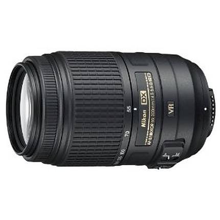 Nikon AF-S DX Nikkor 55-300mm f/4.5-5.6G ED VR Super Telephoto Lens - Black