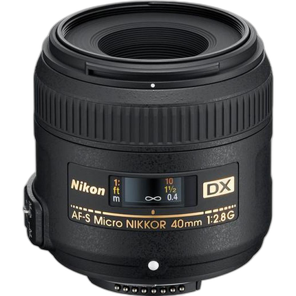 Nikon AF-S DX Micro-Nikkor 40mm f/2.8G Standard Lens - Black