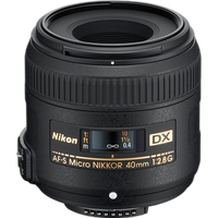 Nikon AF-S DX Micro-Nikkor 40mm f/2.8G Standard Lens - Black 0