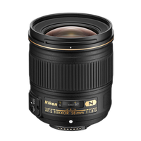 Nikon AF-S Nikkor 28mm f/1.8G Wide Angle Prime Lens - Black 0