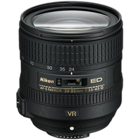 Nikon AF-S Nikkor 24-85mm f/3.5-4.5G ED VR Wide Angle Lens - Black 0