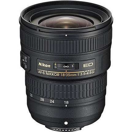Nikon AF-S Nikkor 18-35mm f/3.5-4.5G ED Wide Angle Lens - Black