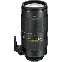 Nikon AF-S Nikkor 80-400mm f/4.5-5.6G ED VR Telephoto Zoom Lens - Black