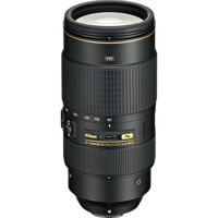 Nikon AF-S Nikkor 80-400mm f/4.5-5.6G ED VR Telephoto Zoom Lens - Black 1