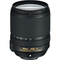 Nikon AF-S DX Nikkor 18-140mm f/3.5-5.6G ED VR Telephoto Zoom Lens - Black