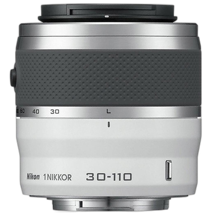 Nikon 1 Nikkor 30-110mm f/3.8-5.6 VR Compact Telephoto Lens - White