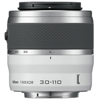 Nikon 1 Nikkor 30-110mm f/3.8-5.6 VR Compact Telephoto Lens - White 0