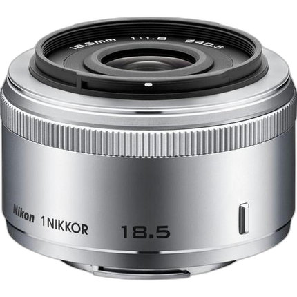 Nikon 1 Nikkor 18.5mm f/1.8 Wide Angle Lens for Nikon 1 - Silver