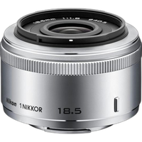 Nikon 1 Nikkor 18.5mm f/1.8 Wide Angle Lens for Nikon 1 - Silver 0
