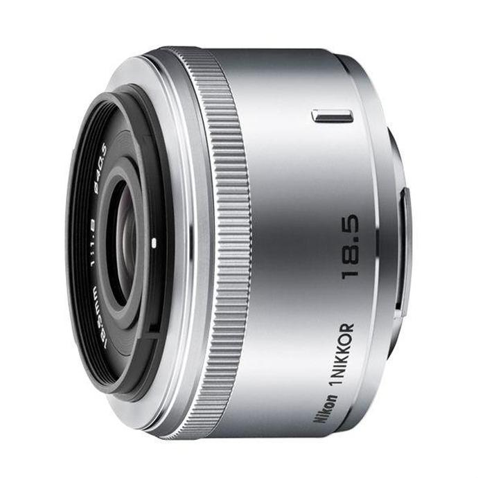 Nikon 1 Nikkor 18.5mm f/1.8 Wide Angle Lens for Nikon 1 - Silver