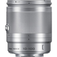 Nikon 1 Nikkor 10-100mm f/4.0-5.6 VR Wide Angle Lens for Nikon 1 - Silver 0