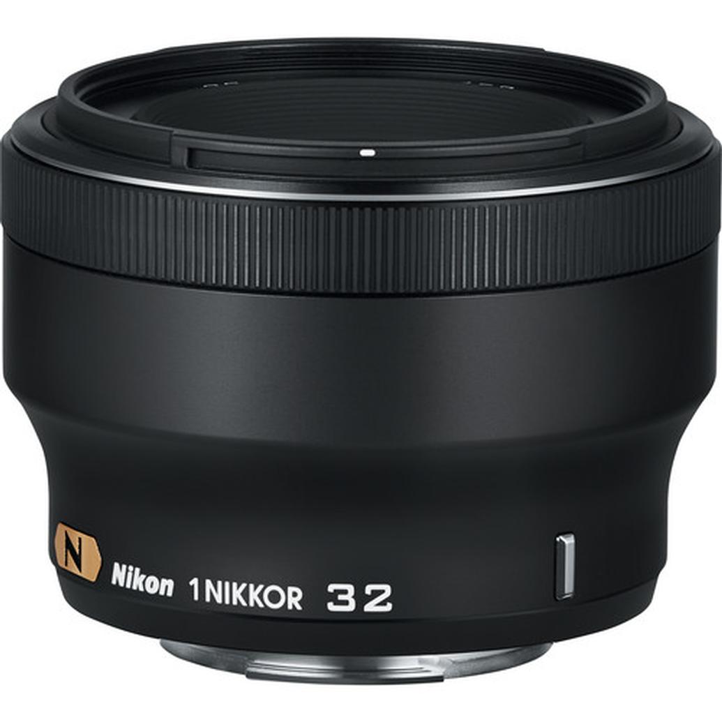 Nikon 1 Nikkor 32mm f/1.2 Medium Telephoto Lens - Black