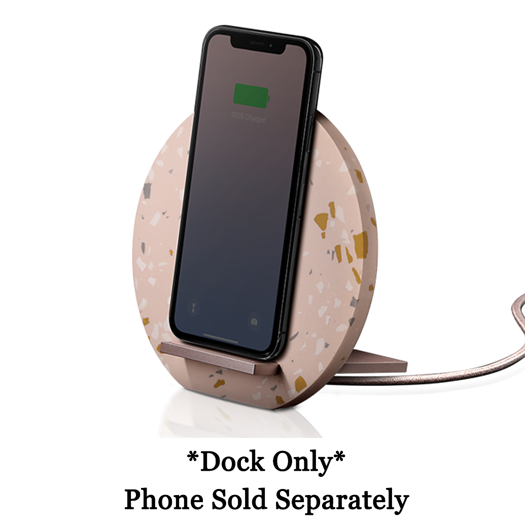 Native Union Dock Wireless Terrazzo - Rose