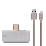 Native Union Dock - Iphone Marble White 2