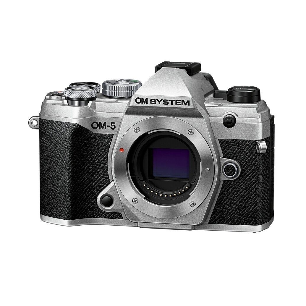 OM System OM-5 Mirrorless Camera (Silver, Body Only)