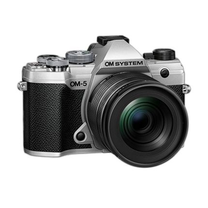 OM SYSTEM OM-5 Mirrorless Camera (Silver) with 12-45mm f/4.0 PRO Lens