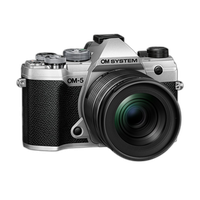 OM SYSTEM OM-5 Mirrorless Camera (Silver) with 12-45mm f/4.0 PRO Lens 0