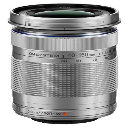 OM SYSTEM M.Zuiko Digital ED 40-150mm f/4-5.6 R Lens (Silver)