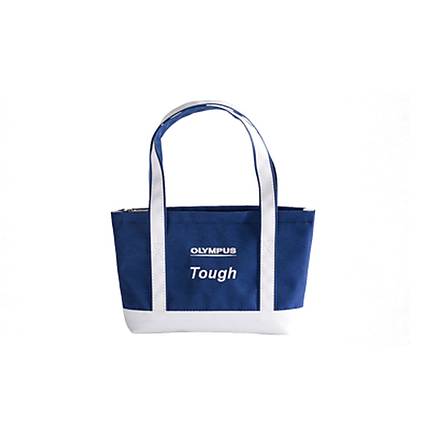 Olympus Tough Mini Beach Bag (Navy and White)