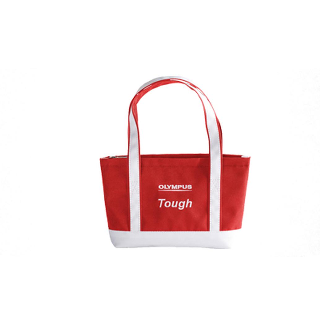 Olympus Tough Mini Beach Bag (Red and White)