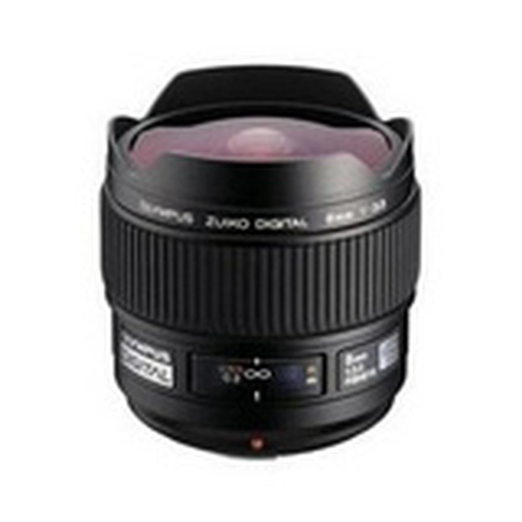 Olympus Zuiko Lens ED 8mm f3.5 Diagonal Fisheye Lens - Black