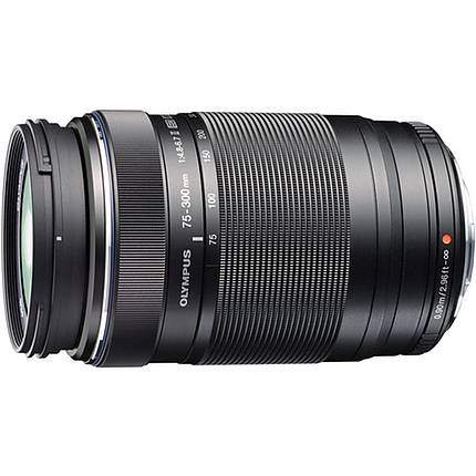 Olympus M.Zuiko ED 75-300mm f/4.8-6.7 II Telephoto Zoom Lens - Black