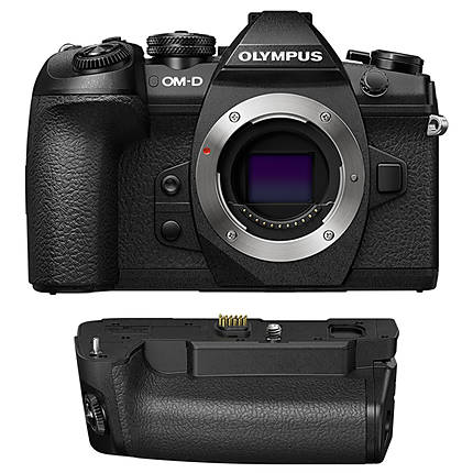 Olympus OM-D E-M1 Mark II Mirrorless 4/3 Camera with HLD-9