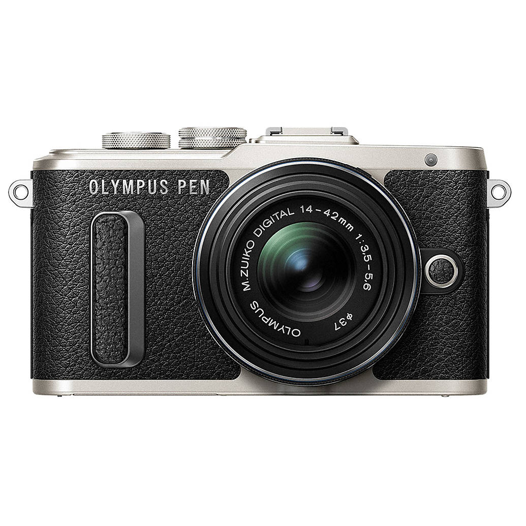 Olympus PEN E-PL8 Mirrorless Micro 4/3 Camera  and  14-42mm IIR Lens Black