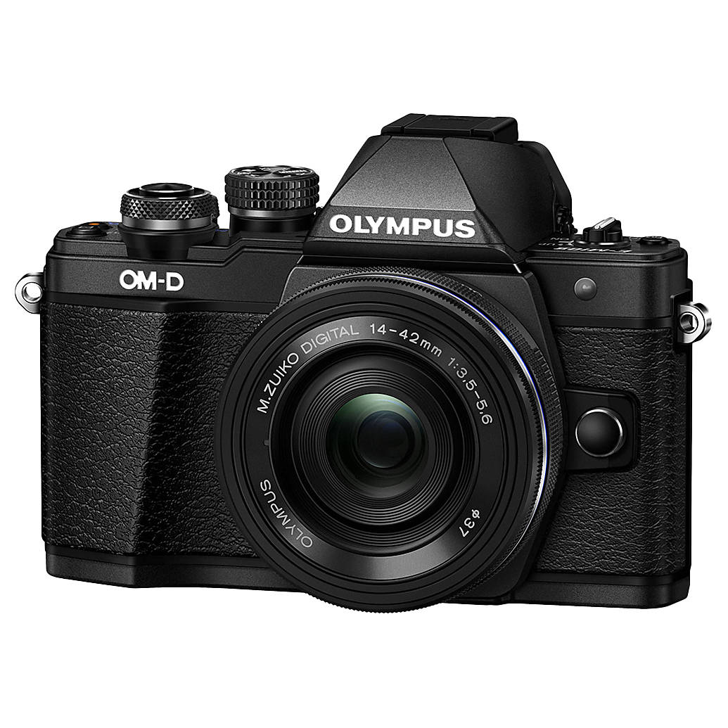 Olympus OM-D E-M10 Mark II Black Body with 14-42mm Black EZ Lens