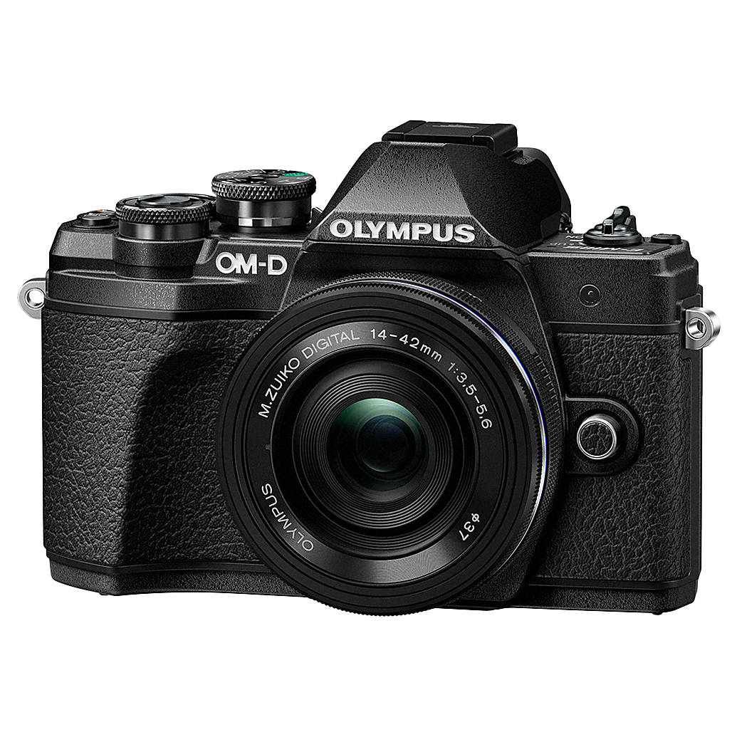 Olympus OM-D E-M10 Mark III Micro 4/3 Camera with 14-42mm EZ Lens - Black