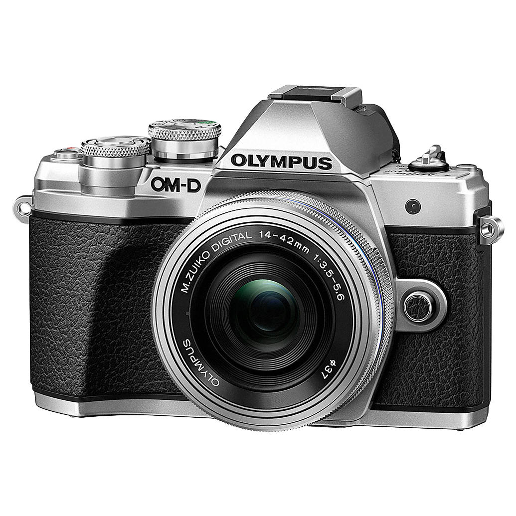 Olympus OM-D E-M10 Mark III Micro 4/3 Camera with 14-42mm EZ Lens - Silver