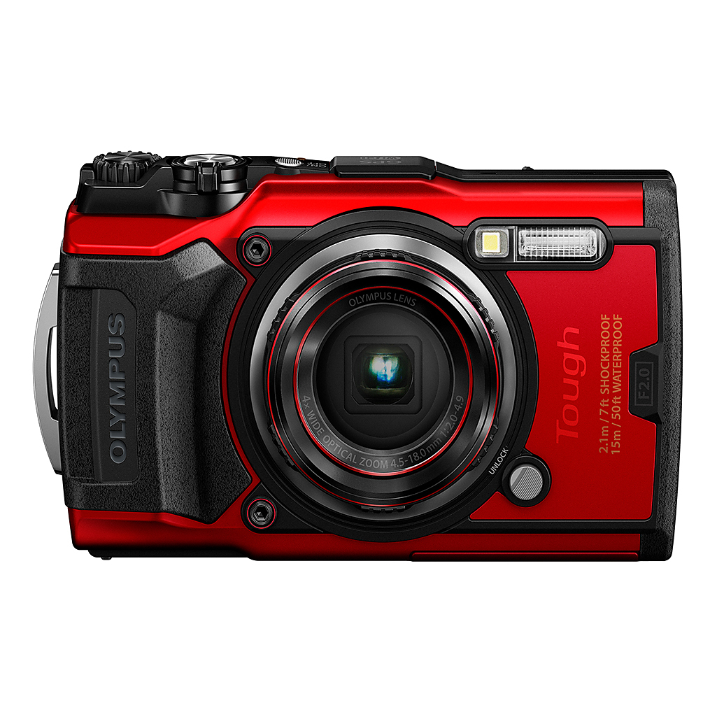 Olympus Tough TG-6 Digital Camera (Red)