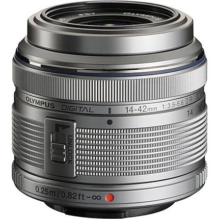 Olympus M.Zuiko 14-42mm f3.5-5.6 II R Zoom Lens - Silver