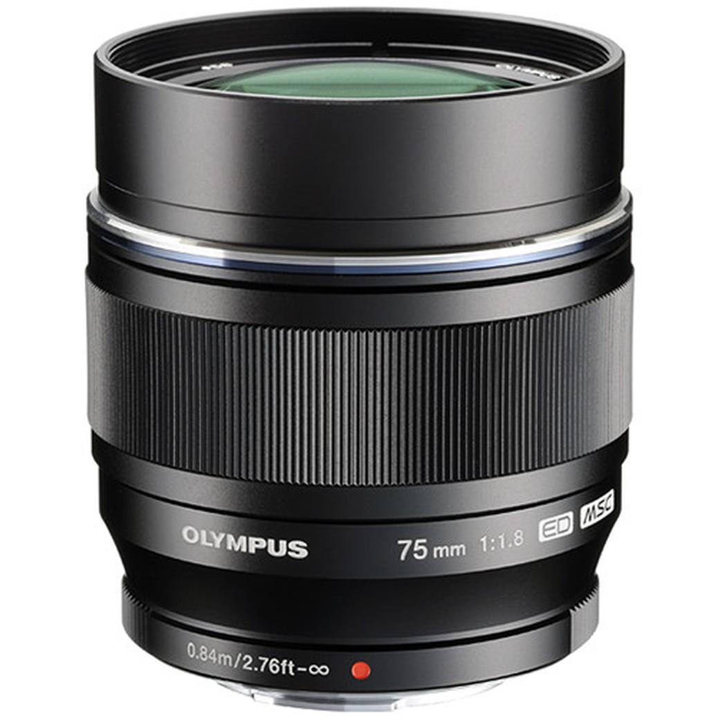 Olympus M.Zuiko Digital 75mm f/1.8 Telephoto Lens - Black