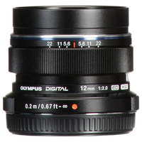 OM SYSTEM M.Zuiko Digital ED 12mm f/1:2.0 Wide Angle Lens - Black 1