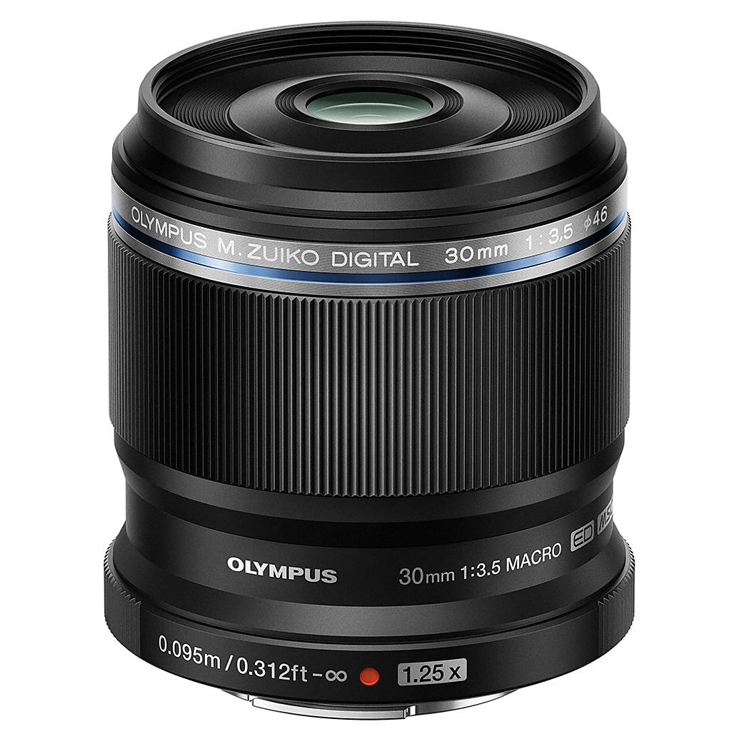 Olympus M.Zuiko Digital ED 30mm f/3.5 Macro Lens - Black