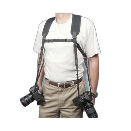 OP/TECH Dual Harness Strap - X Long (Black)