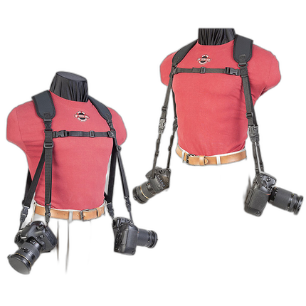 Op/Tech - Dual Harness Uni Loop Regular Black
