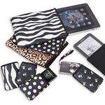 OP/TECH Smart Sleeve 802 Soft Pouch 8 x 12.4 Inch Zebra 1